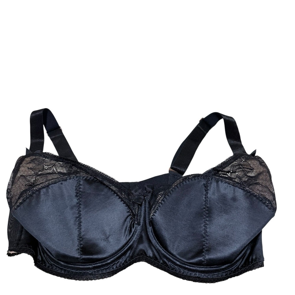 Gossard 38FF‎ UK ( 38H US) NWOT  Revolution Half Padded Bra Black Underwire Bow